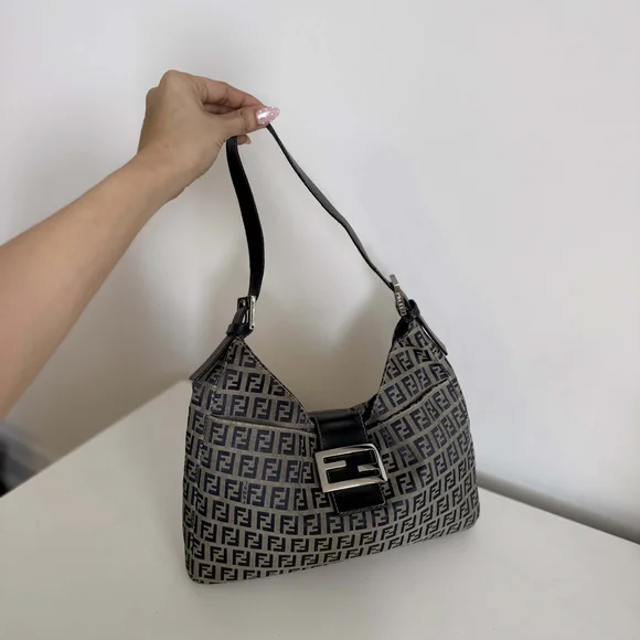 SOLD!! Fendi vintage Zucchino shoulder bag - Picture 1 of 16